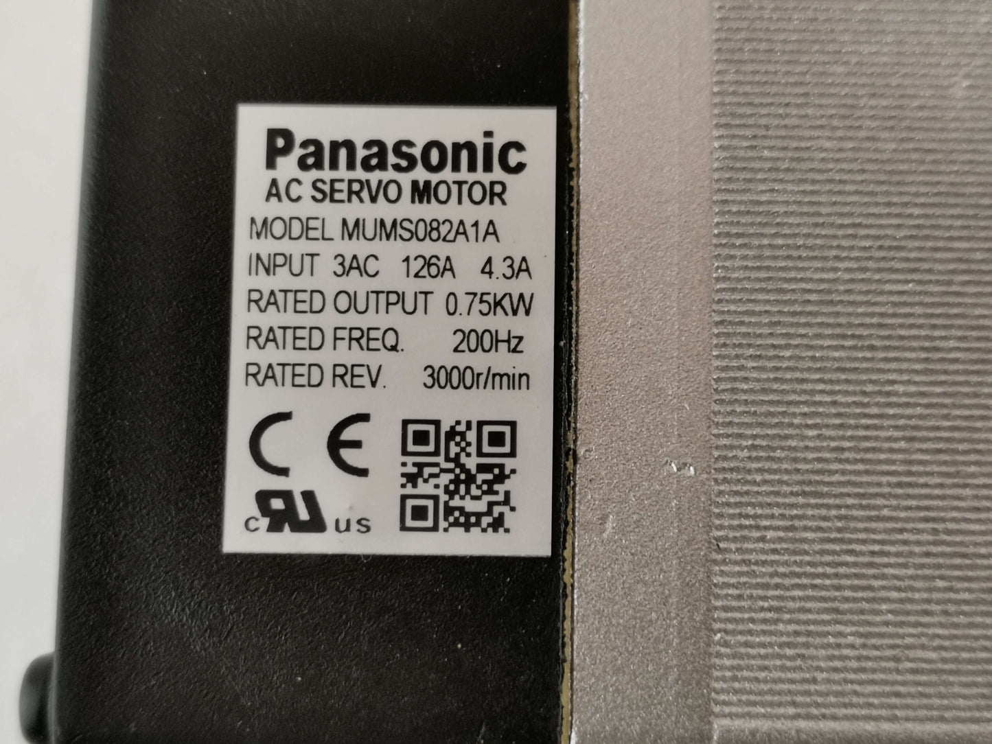 MUMS082A1A panasonic servo drive/motor